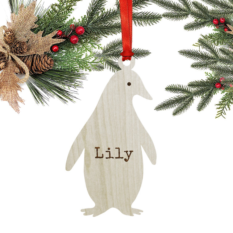 The Holiday Aisle® Wood Animals Hanging Figurine Ornament Wayfair